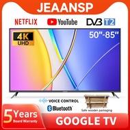 Smart TV 4K 65/70 Inch UHD TV 50/55 Android TV Bluetooth TV/WIFI/Voice/Google Play/Netflix/Youtobe