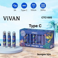 Data Cable CTC100 TYPE C VIVAN Per Box Of 30pcs
