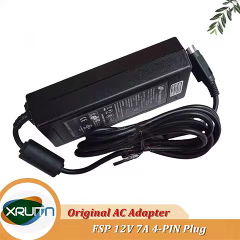 Original FSP084-DMBA1 AC adapter Charger 12V 7A 84W 4 Pins Plug 84W Power Supply