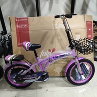 16-in velion Children's Folding Bike With Front Basket