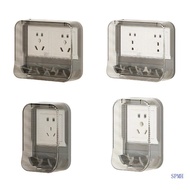SUP Outdoor Socket Waterproof Box Electric Plug Cover Clear Socket Switches Protections Cover Wall S