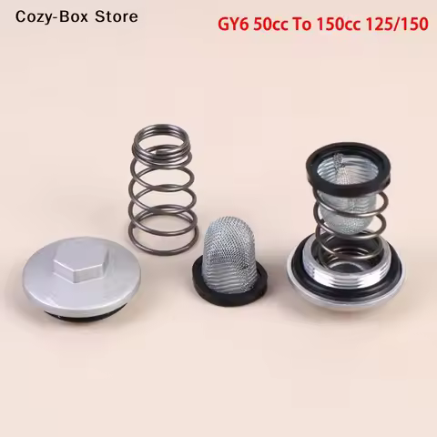 [ZY]1/2sets Motorcycle Engine Parts Plug Moped Oil Filter Drain Kit For GY6 50cc To 150cc 125/150 Fo