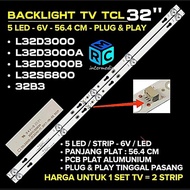LED TV BACKLIGHT TCL L32D3000 L32D3000A L32D3000B L32S6800 32B3 TV BACKLIGHT TCL 32 INCH 32D3000