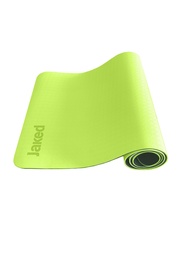 JAKED 6MM DOUBLE COLORS YOGA MAT - GREEN / BLACK