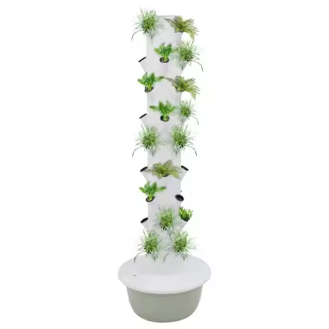 36 Pods Hydroponics Growing System Kit 9-Layer Vertical Hydroponic Tower with Pump Timer Indoor Gard