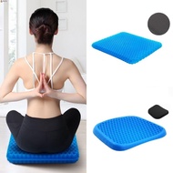 LEOTA Gel Seat Cushion, Portable Foldable Honeycomb Gel Cushion, Sedentary with Non-Slip Cover Relief Tailbone Pressure Thick Chair Pad for Long Sitting Car