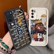 Angel Eye Trend Compatible For OPPO A16 A16S A54S OPPO A16K A16E NBA James N0.8 Silicone Cover Shock