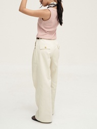 Hyde - City Pants - กางเกงทรงกระบอก (ผ้าคอตต้อน)