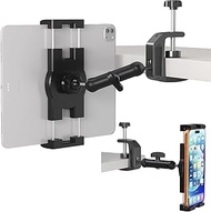 Mippko iPad Cabinet Mount,Kitchen Tablet Holder for Desk/Table/Board/Chair,Compatible with 4.7~12.9"