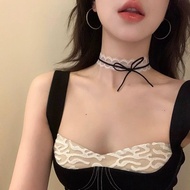 Choker necklace Women's necklace Lovely bow lace necklace