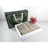 Paperbox Handle Ribbon Classic Christmas Gift Luxury Christmas Gift Size 32 x 22 x 7 for Christmas &