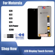 Compatible with Motorola Moto G20 G22 G23 G24 G24 Power G200 LCD Display Touch Screen Replacement