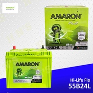 Amaron Hi Life 55B24L ( 1SNF - Small Post ) NS60 Maintenance Free Car Battery 21 months warranty