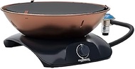 Campingaz 360 Grill CV, round tabletop grill, camping BBQ with lid, balcony grill, compact grill wit