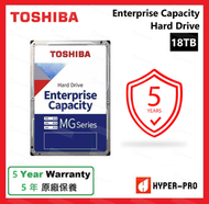 東芝 - 3.5 吋 7200 rpm 企業級 容量型 硬碟 - 18TB