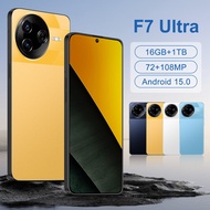 Brand New 5G Smartphone F7 Ultra | 7.3 Inch Big Screen | Android15.0 Mobile Phone Murah | Memory 16G