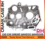 EX5 HI POWER EX5 DREAM WAVE100 CRANK CASE ENGINE CASE RH KANAN OEM ENGINE COVER