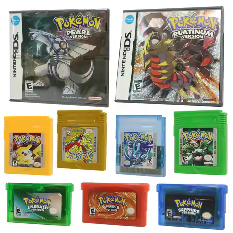 DS R4 Game Card Pokemon DS Card PEARL Platinum English Version Video Game Console for DS 3DS NDSi ND