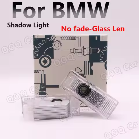 2PC Led Car Door Welcome Light Ghost Shadow Projector Logo For BMW 7 5 3 4 Series E90 E92 M5 F15 F10