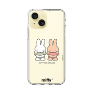 HI-SHIELD Stylish เคสใสกันกระแทก iPhone รุ่น Miffy024 [เคส iPhone16  iPhone15  iPhone 14  iPhone 13]