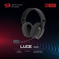 Redragon LUCE H888 Wireless Gaming Headset 7.1 Lightweight Design 168G Detachable Mic 40MM Driver
