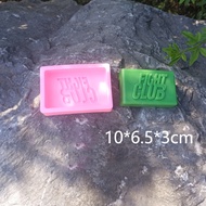 【Hot-Selling】 Fight Club Soap Mold Rectangle Moule Savon Moldes De Silicona Para Jabones Zeep Maken 