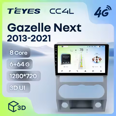 TEYES CC4L For GAZ Gazelle Next 2013 - 2021 Car Radio Multimedia Video Player Navigation stereo GPS 