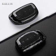 HYUNDAI ABS Carbon Fiber Car Key Case Cover For Tucson Santa Fe Rena Sonata Elantra Creta Ix35 Ix45 