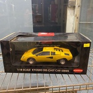 Kyosho Lamborghini CountachLP400 林寶堅尼1/18 $800 外盒微瑕疵 完美主義者勿拍 品相如圖 歡迎順豐到付/到旺角女人街本店選 玩具 模型 積木 香港郵票 香港地