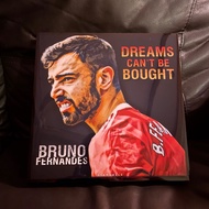 Bruno Fernandes : Motivational Man Utd Pop Art Frame