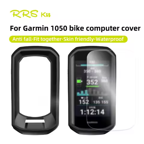 For Garmin 1050 Bike Computer Silicone Protector Cover Soft Edge Protective Case Screen Protector Fi