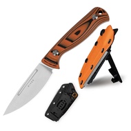 Kizer Evenki 2 3.49" AEB-L Orange Black G10 Fixed Blade Knife