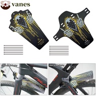 VANES Road Bike Mudguard Folding Bike Mountain Bike Front/Rear With Cable Ties Bicycle Desilting Wheel Covers Bicycle Fender