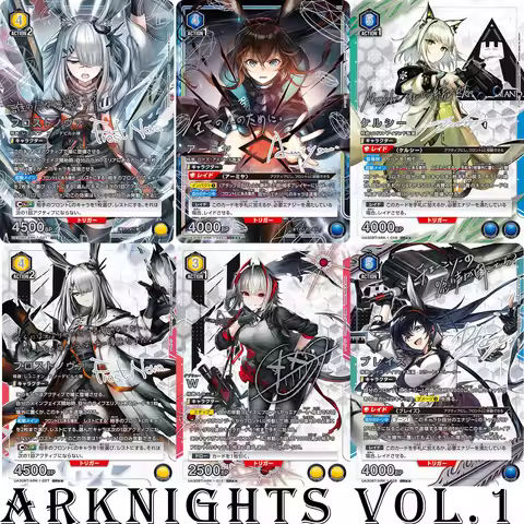 Proxy UNION ARENA Arknights Vol.1 UA30BT Foil holographic Paralell SR Cards Japanese TCG Anime Colle