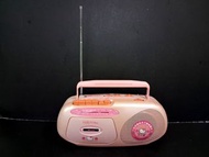 二手 Sanrio Hello Kitty RM-120KT 卡式帶 錄音機 AM/FM收音機（只可以用乾電池操作 一切功能運作正常）