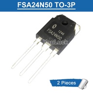 2pcs FSA24N50 TO-3P 24A/500V N-Channel MOSFET Transistor New Original