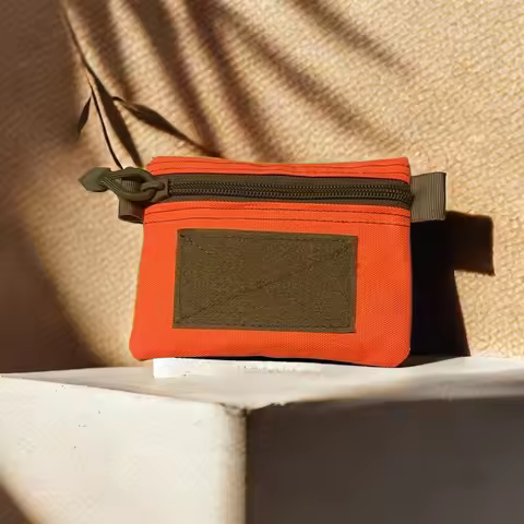 Outdoor EDC Molle Wallet Portable Waterproof Zipper Waist Pouch for Camping Hiking Hunting Travel ED