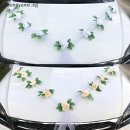 Zhongyanxi Rose Artificial Flower For Wedding Car Decoration Bridal Car Decorations White Pink Red Yellow Artificial Rose Car Decor SG
