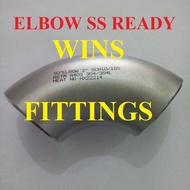 Elbow welding SS 316 3/4" sch 10 SMLS Stainless 90 D knee Long bend E 0.75L