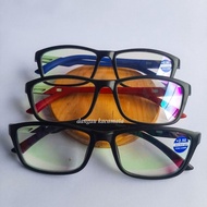 Dk anti-radiation reading glasses TR8123 plus 050 to 400 unisex real pict