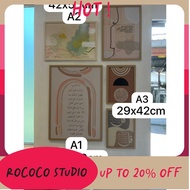 Rococo Studio | A1 Size Rococo Frame |  Ready To Hang | Islamic + Aesthetic Islamic Wall Art & Deco