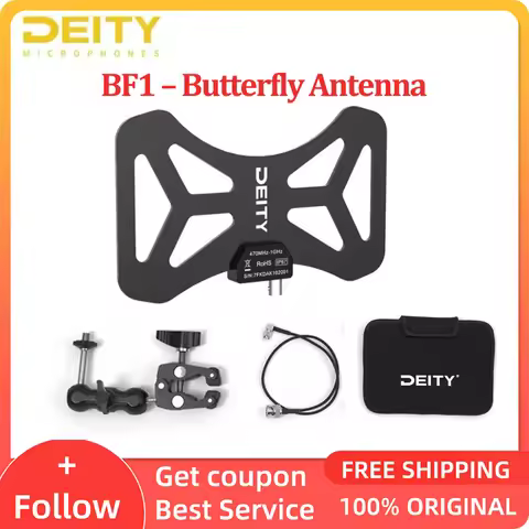 Deity BF1 Butterfly Antenna for Wireless Microphone Live Streaming YouTube Skype Black