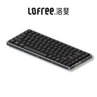 Lofree OE915 Flow 84-คีย์สองโหมดคีย์บอร์ดแบบกลไกต่ำโปรไฟล์อลูมิเนียม