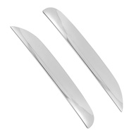 1Pair Chrome Car M Sport Front Bumper Grill Moulding Trim 51118047727 51118047728 For BMW 7 Series F