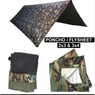 poncho flysheet 2x3 / 3x4 (thailand)