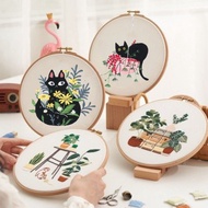 Embroidery Kit/ Needlework for Beginner/ Embroidery Material Kit/ Set Sulaman Tangan/  DIY cross sti