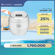 Nồi cơm điện tử Cuckoo 18L CR-1020F - Bảng điều khiển LED - Lòng nồi chống dính - Chất lượng Hàn Quố