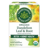 Traditional Medicinals Organic Dandelion Leaf & Root Herbal Tea( 16 Tea bags)