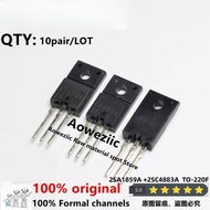 10pcs 100% New Imported Original 2SA1859A 2SC4883A  A1859 C4883 TO-220F Audio Power Amplifier Transi