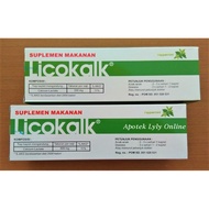 Licokalk Kalsium Calcium Kalk 500 mg Box 100 Tablet